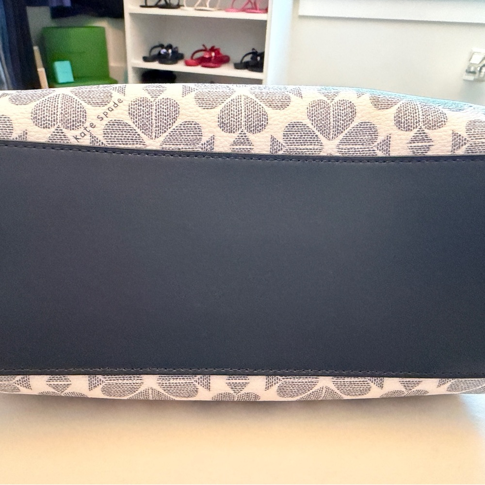 Kate Spade Blue and White Handbag and Wallet - Picture 4 of 8